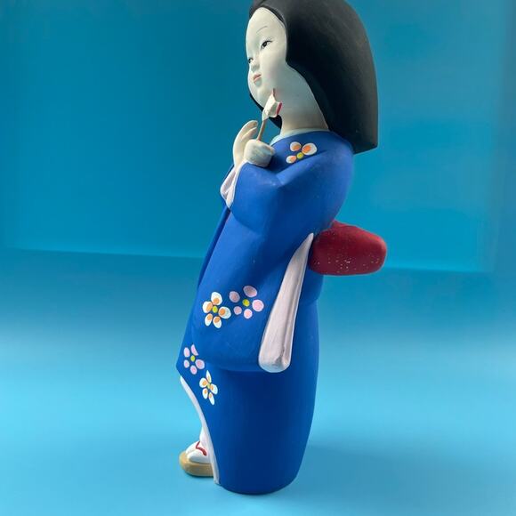 Hakata doll - Ceramic Japanese Girl Figurine - Picture 3 of 10
